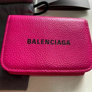 未使用 人気カラー バレンシアガ BALENCIAGA ピンク 三つ折財布