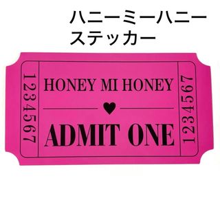 Honey mi Honey - ハニーミーハニー シール ステッカー ピンク