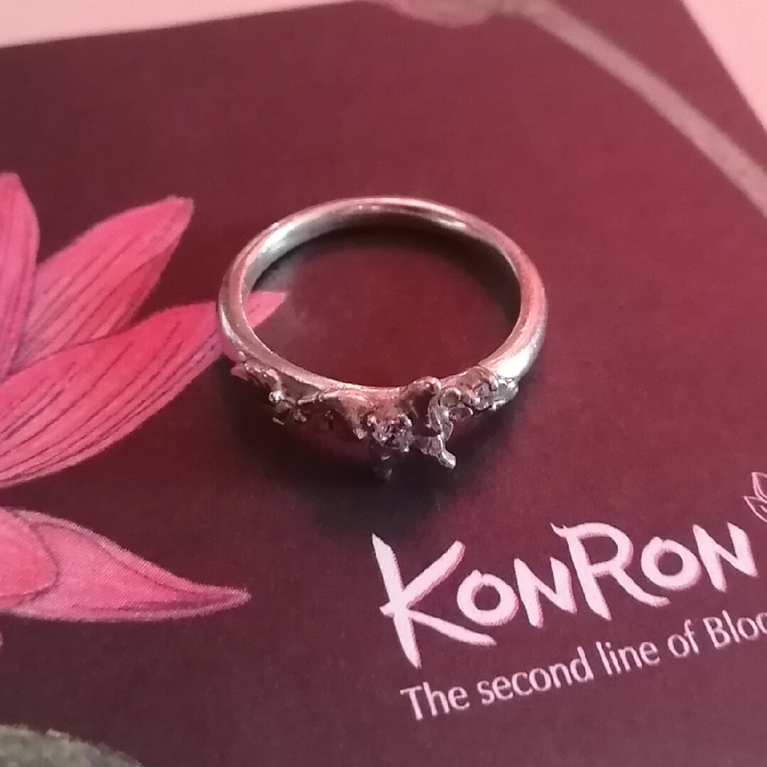 KONRON(コンロン)の激レア品 KONRON コンロン 花蝶 リング 指輪 ブラッディマリー 幻想系 レディースのアクセサリー(リング(指輪))の商品写真