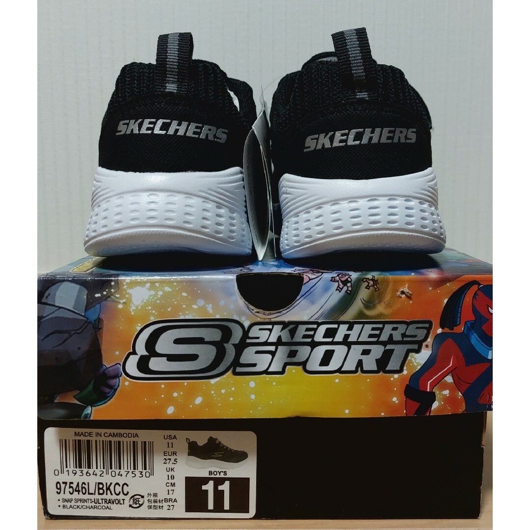 SKECHERS(スケッチャーズ)の【6182】【新品】箱なし17㎝ スケッチャーズ スニーカー キッズ/ベビー/マタニティのキッズ靴/シューズ(15cm~)(スニーカー)の商品写真