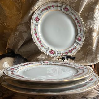 Haviland - フランス製　Limoges ROSE DE LIMOGESディナーセット 4枚