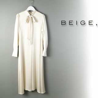 BEIGE, - 858 新品 BEIGE, ベイジ EVIE ワンピース 日本製 リネン混 2