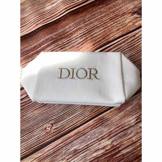 クリスチャンディオール(Christian Dior)の新品ディオール　ノベルティ ポーチ   ホワイト正規品　(ポーチ)