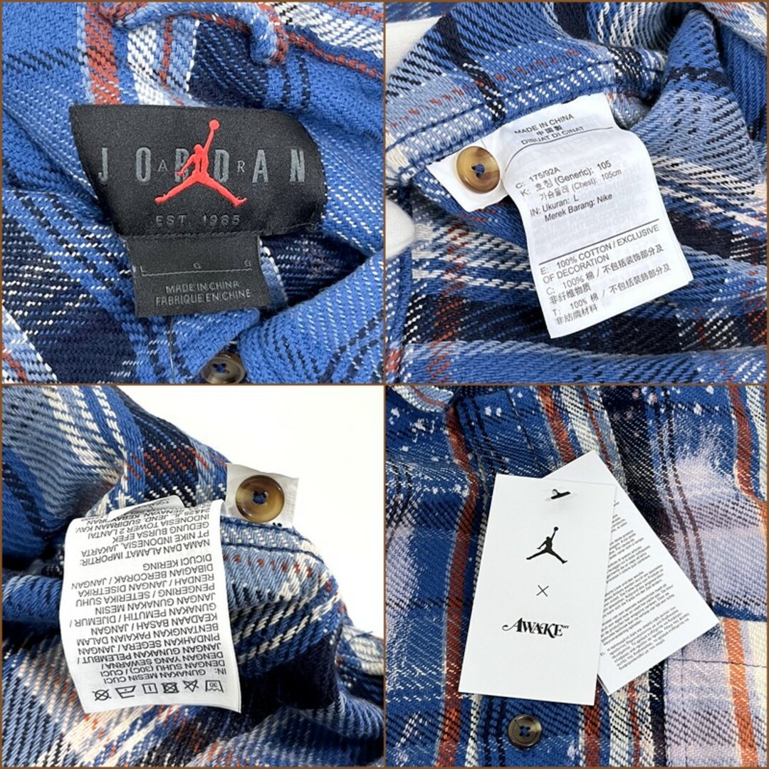 AWAKE - 【Jordan×Awake】ジョーダン×アウェイクコラボ NYシャツ AWAKE - 【Jordan×Awake】ジョーダン×アウェイクコラボ NYシャツ