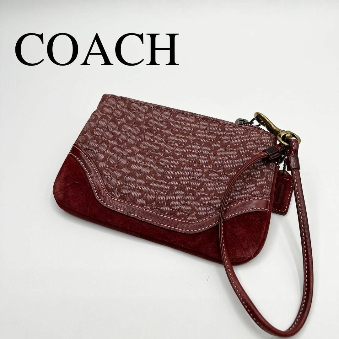 COACH(コーチ)のCOACH  リスレット　シグネチャー/ポーチ レディースのファッション小物(ポーチ)の商品写真