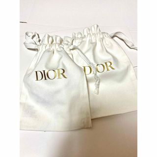 クリスチャンディオール(Christian Dior)の2点　【新品未使用】 ディオール　ポーチ　ノベルティ巾着(ポーチ)