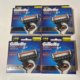 ジレット(Gillette)の＜新品未開封〉ジレットフュージョン プログライド 替刃 8コ入×4セット 純正品(メンズシェーバー)