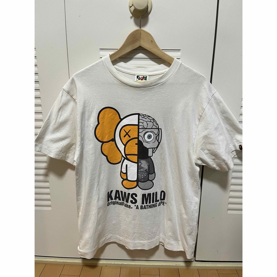 A BATHING APE(アベイシングエイプ)のAPE BAPE KAWS KAWS ORIGINAL FAKE tシャツ　M メンズのトップス(Tシャツ/カットソー(半袖/袖なし))の商品写真