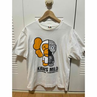 A BATHING APE - APE BAPE KAWS KAWS ORIGINAL FAKE tシャツ　M