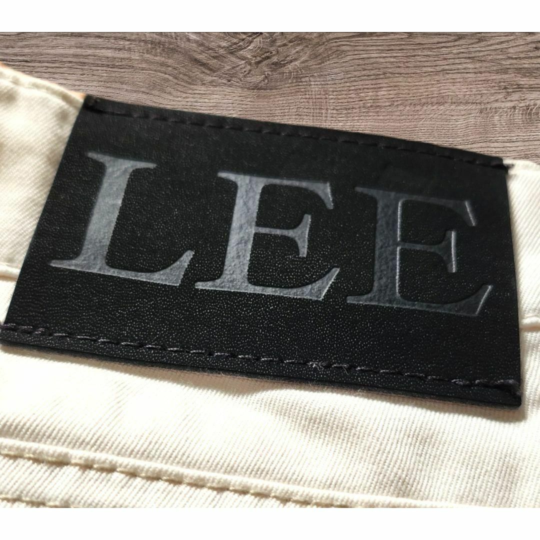 Lee(リー)のLee  リー コットン クロップドパンツ  オフホワイト 30  美品 メンズのパンツ(デニム/ジーンズ)の商品写真