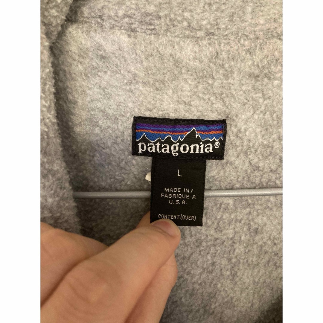 patagonia(パタゴニア)のpatagonia  シェルドシンチラジャケット　USA製　 90s パープル メンズのジャケット/アウター(ナイロンジャケット)の商品写真