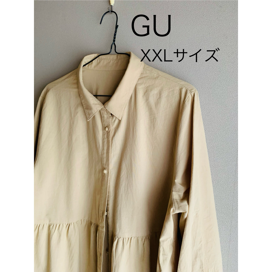 【GU】ワンピース　XXLサイズ レディースのワンピース(ロングワンピース/マキシワンピース)の商品写真