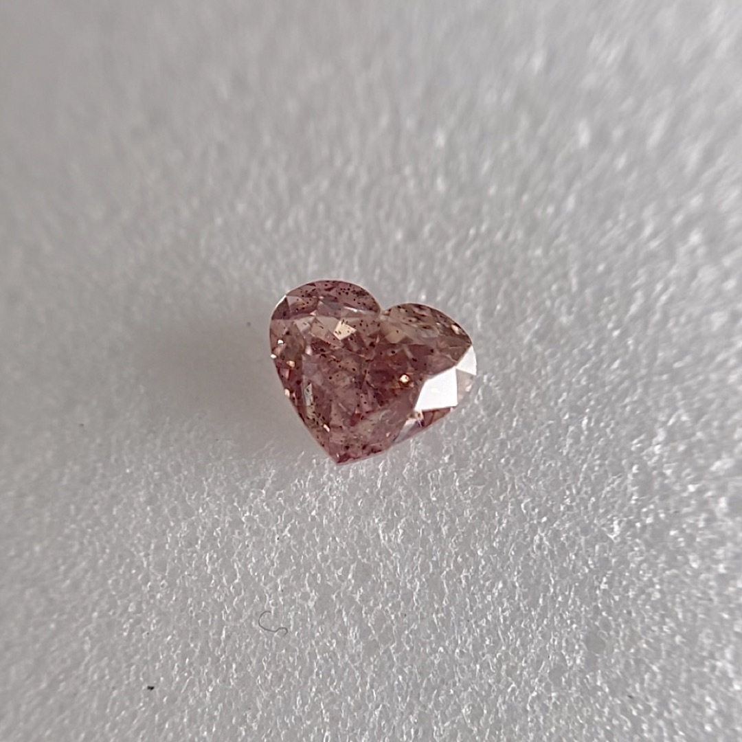 0.253ct 天然ピンクダイヤFANCY DEEP PURPLISH PINK レディースのアクセサリー(その他)の商品写真