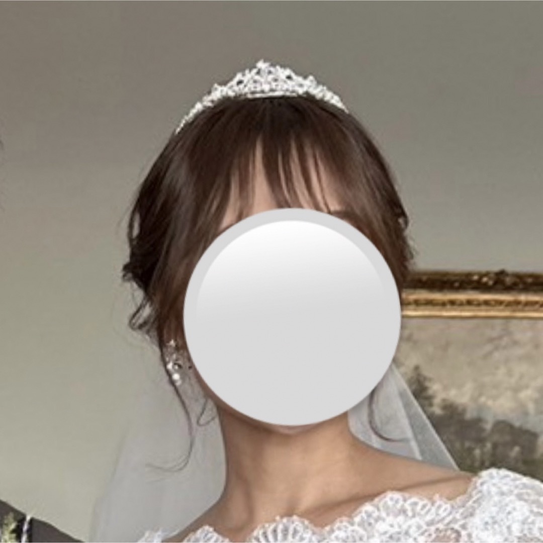 ウェディング　アクセサリー　結婚式3点セット ハンドメイドのウェディング(ヘッドドレス/ドレス)の商品写真