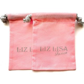 リズリサ(LIZ LISA)の美品 リズリサ LIZ LISA 巾着 不織布 ミニ ピンク(ショップ袋)