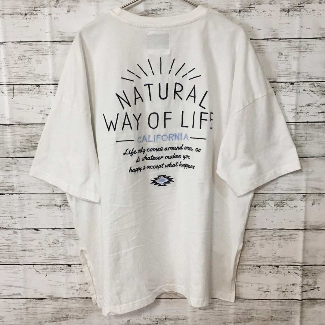 ART VINTAGE(アートヴィンテージ)の【希少】ヴィンテージ Tシャツ ホワイト F 白 オーバーサイズ カットソー メンズのトップス(Tシャツ/カットソー(半袖/袖なし))の商品写真