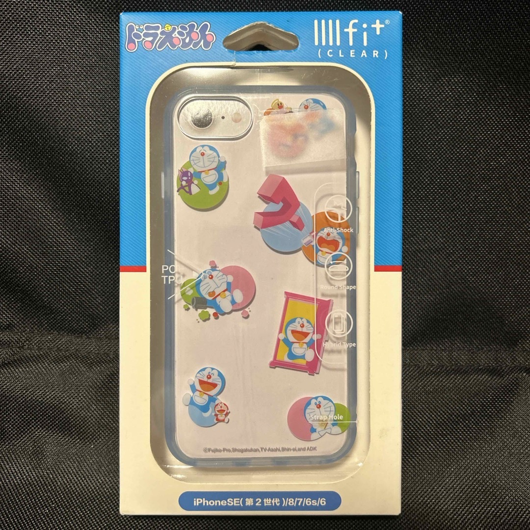 ドラえもん(ドラエモン)のiPhone8,SE2,SE3 イーフィット IIIIfit ドラえもん スマホ/家電/カメラのスマホアクセサリー(iPhoneケース)の商品写真