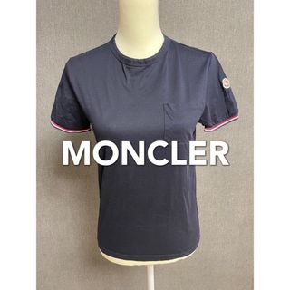 モンクレール(MONCLER)のMONCLER モンクレール　半袖Tシャツ  ネイビー　紺色(Tシャツ(半袖/袖なし))