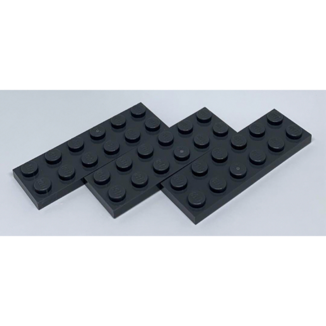 LEGO パーツ　プレート　2×6 ダークグレー　3個 キッズ/ベビー/マタニティのおもちゃ(知育玩具)の商品写真