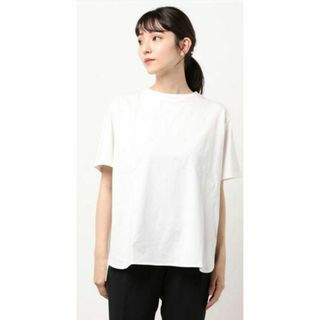 ローリーズファーム(LOWRYS FARM)のローリーズファーム　バックスクエアヘムユルＴＳＳ　tシャツ　半袖tシャツ　五分袖(Tシャツ(半袖/袖なし))