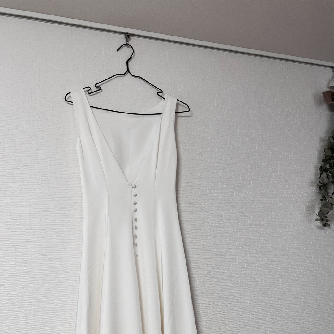 ウェディングドレス　前撮り レディースのフォーマル/ドレス(ウェディングドレス)の商品写真