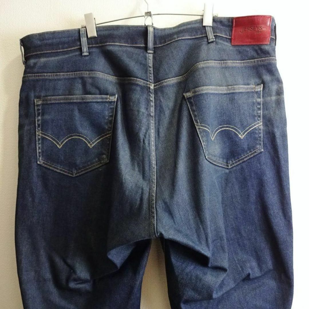 EDWIN(エドウィン)の超ビッグ★　エドウィン　ジャージーズ　W115cm　ストレート　ストレッチ　濃藍 メンズのパンツ(デニム/ジーンズ)の商品写真