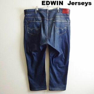 エドウィン(EDWIN)の超ビッグ★　エドウィン　ジャージーズ　W115cm　ストレート　ストレッチ　濃藍(デニム/ジーンズ)