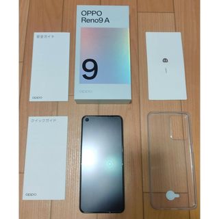 オッポ(OPPO)の【中古・SIMフリー・5か月使用】OPPO Reno9 A ブラック(スマートフォン本体)