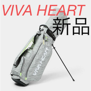 ビバハート(VIVA HEART)の【新品】VIVA HEART キャディバッグ　コラボ　ビバハート　スタンド式(バッグ)