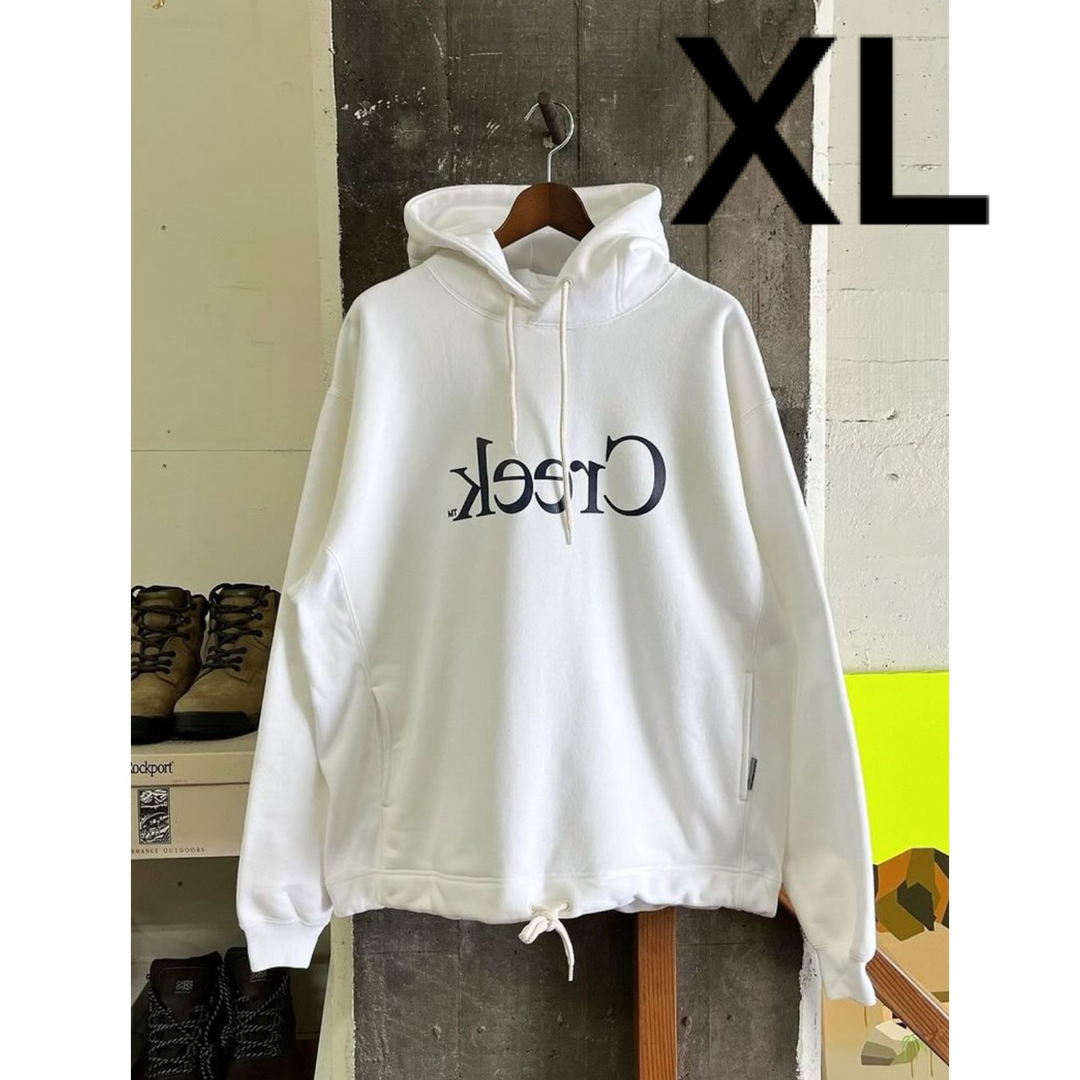 creek angler's device Hoodie  White XL メンズのトップス(パーカー)の商品写真