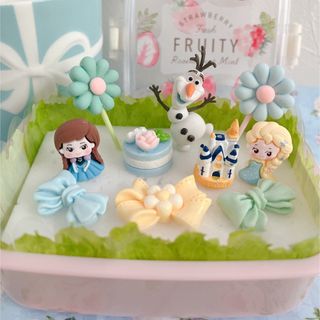 ディズニー(Disney)のアナと雪の女王 オラフ  ランチピックセット(弁当用品)