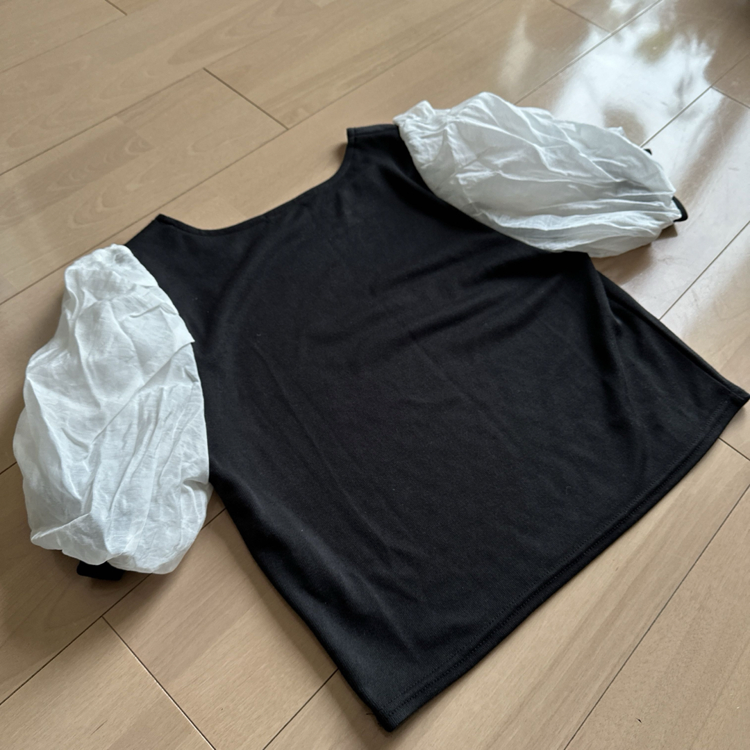 パフスリーブ トップス        レディースのトップス(カットソー(半袖/袖なし))の商品写真
