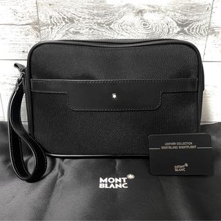 MONTBLANC - 【未使用】 MONTBLANC  セカンドバッグ  ホワイトスター  ブラック