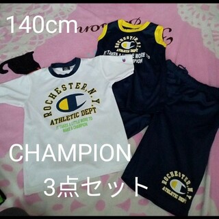 チャンピオン(Champion)のCHAMPION　140 　メッシュ　Tシャツ 短パン　ノースリーブ　スポーツ(Tシャツ/カットソー)
