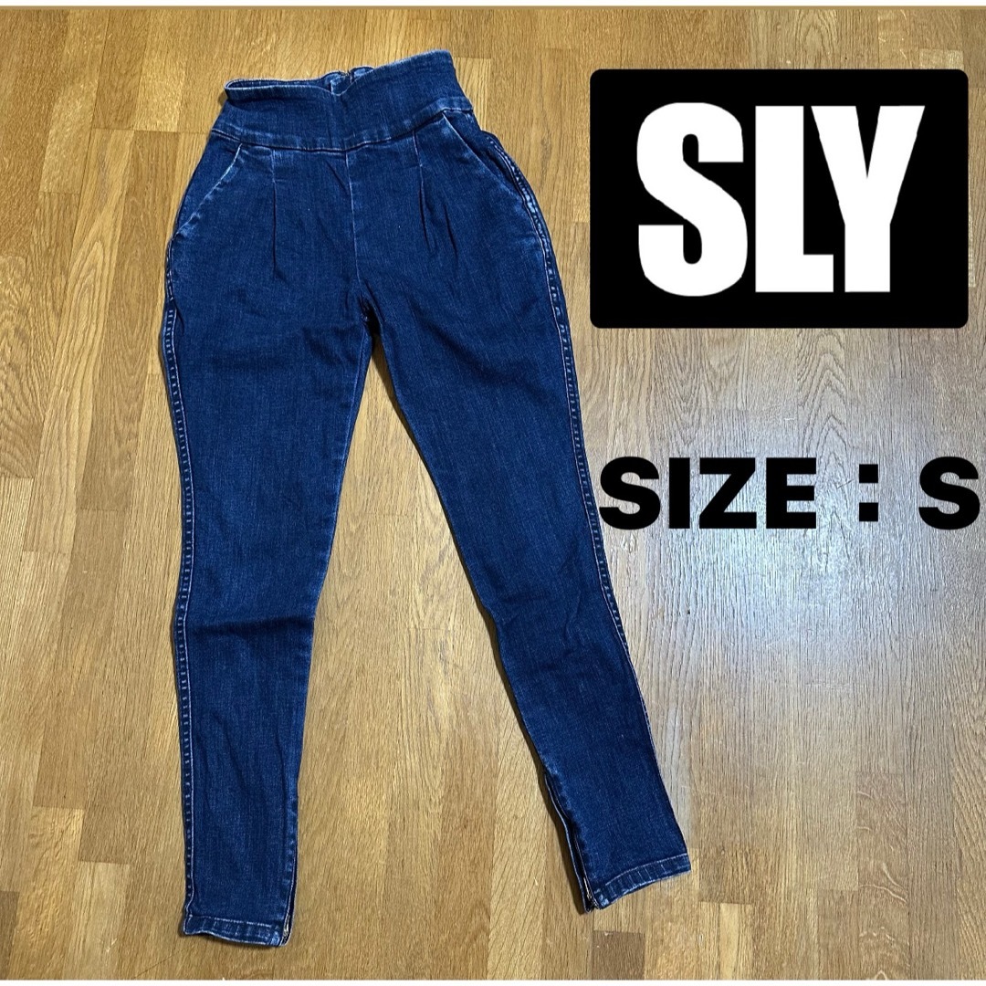 SLY(スライ)の※プロフ必読【SLY】ハイライズ ソフトデニム スキニーパンツ Sサイズ レディースのパンツ(デニム/ジーンズ)の商品写真