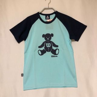 wilson　ウィルソン　ベア　Tシャツ　ブルー　ネイビー