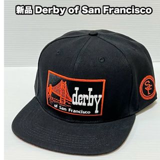 Derby Of Sanfrancisco オレンジ スナップバック キャップ(キャップ)