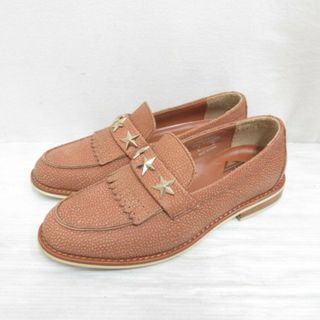 アザー(other)のジャンプ JUMP SHOES スタースタッズ ローファー シューズ US6 茶(ローファー/革靴)