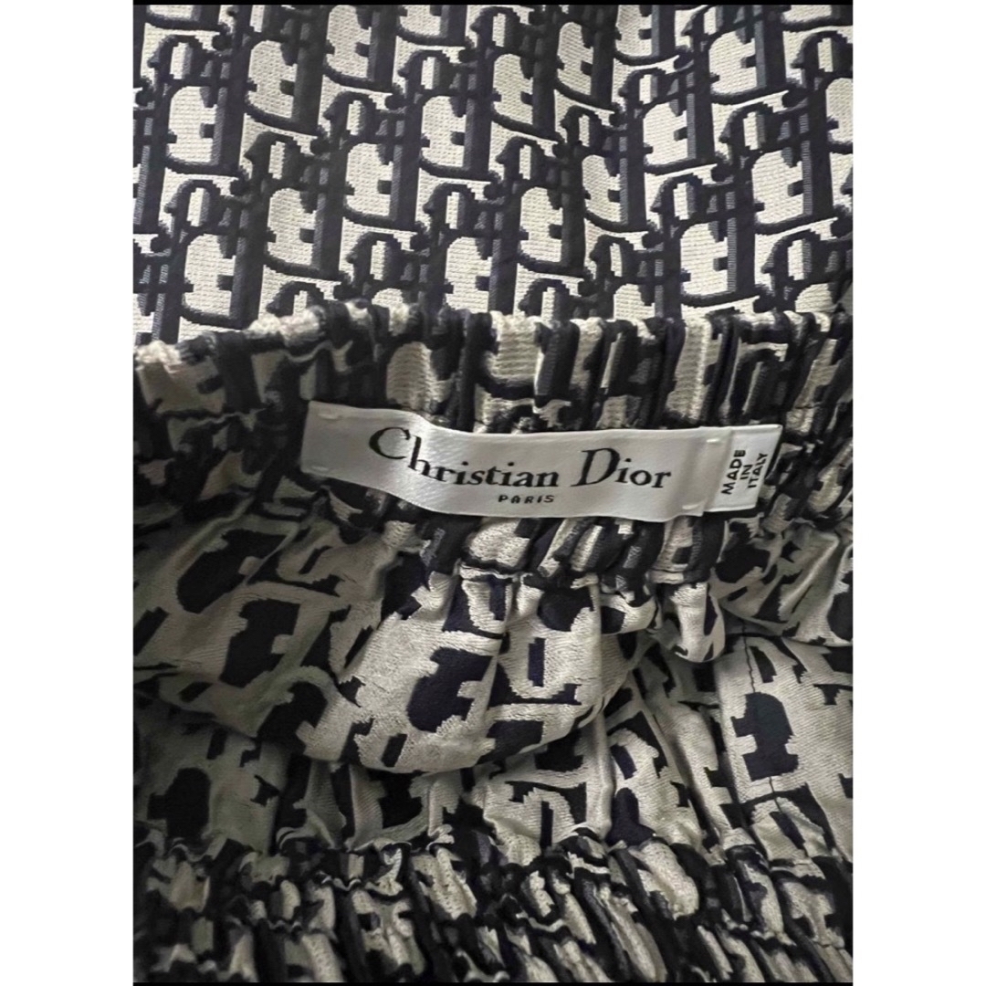Christian Dior - DIOR ディオール オブリーク柄スカート 36 Christian Dior - DIOR ディオール オブリーク柄スカート 36
