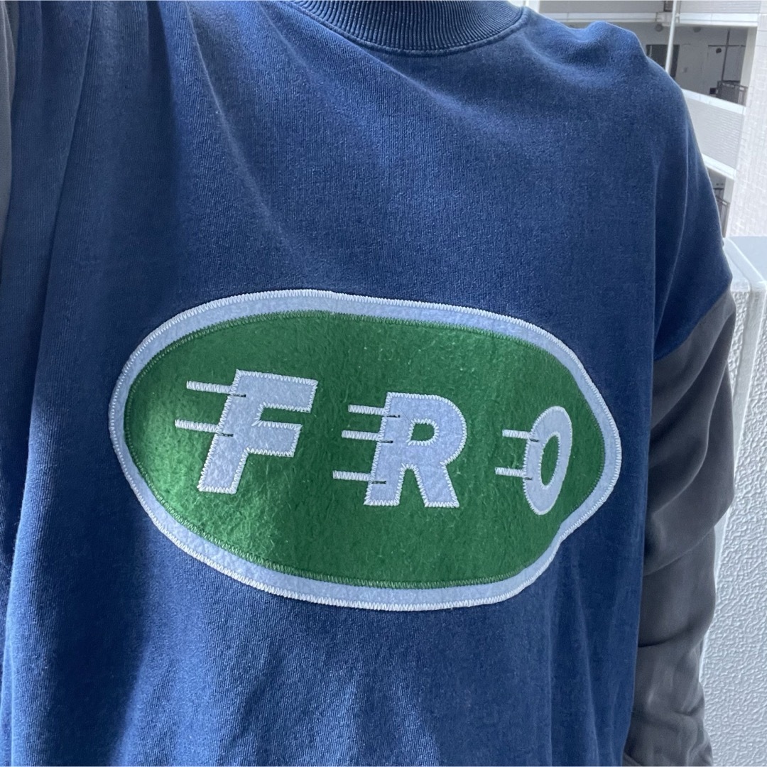 FREAK'S STORE(フリークスストア)のFROCLUBフロクラブスウェットゆったりオーバーサイズMデニムブラックサウナ メンズのトップス(スウェット)の商品写真