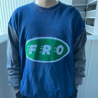 フリークスストア(FREAK'S STORE)のFROCLUBフロクラブスウェットゆったりオーバーサイズMデニムブラックサウナ(スウェット)