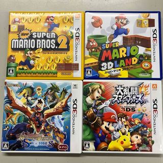 【動作確認済】3DSソフト4本まとめ売りセット(携帯用ゲームソフト)