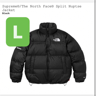 Supreme - Supreme TNF Split Nuptse Jacket Black L