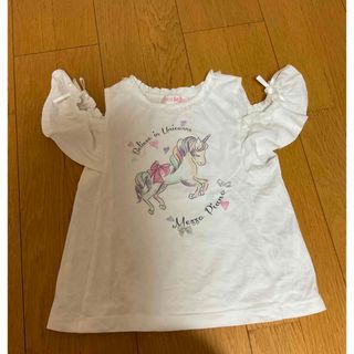 メゾピアノ(mezzo piano)のメゾピアノ　ユニコーン　Tシャツ 120(Tシャツ/カットソー)