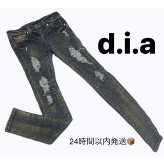 ダイア(d.i.a)のd.i.a ダメージスキニーラメパンツ(スキニーパンツ)