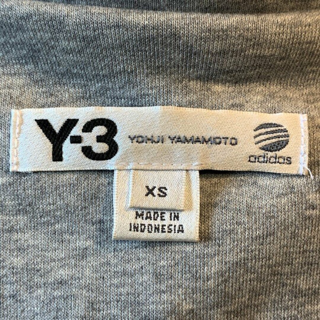 Y-3(ワイスリー)のY-3 ワイスリー スウェット テーラードジャケット フード グレー P49625 Size XS メンズのジャケット/アウター(テーラードジャケット)の商品写真