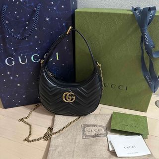 Gucci - GUCCI グッチハーフムーンシェイプ ミニバッグ