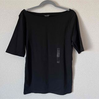 Ralph Lauren - 新品未使用　ローレン　ラルフローレン　Tシャツ　黒　半袖　シンプル　Mサイズ