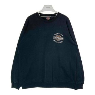 Harley Davidson - ★HARLEY DAVIDSON ハーレーダビッドソン スウェット  トレーナー プリント ブラック Size L