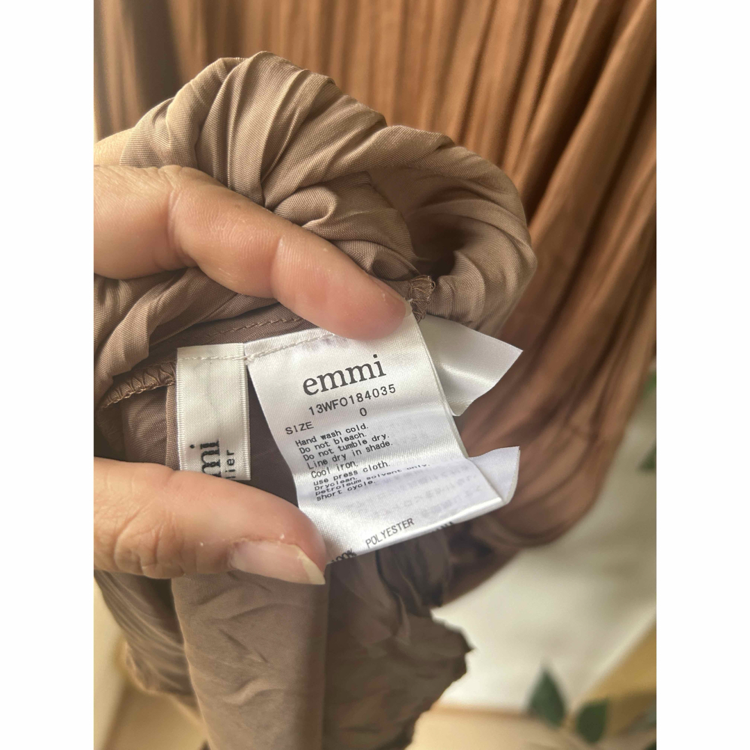 emmi atelier(エミアトリエ)のemmi プリーツワンピース　ギャザー レディースのワンピース(ロングワンピース/マキシワンピース)の商品写真